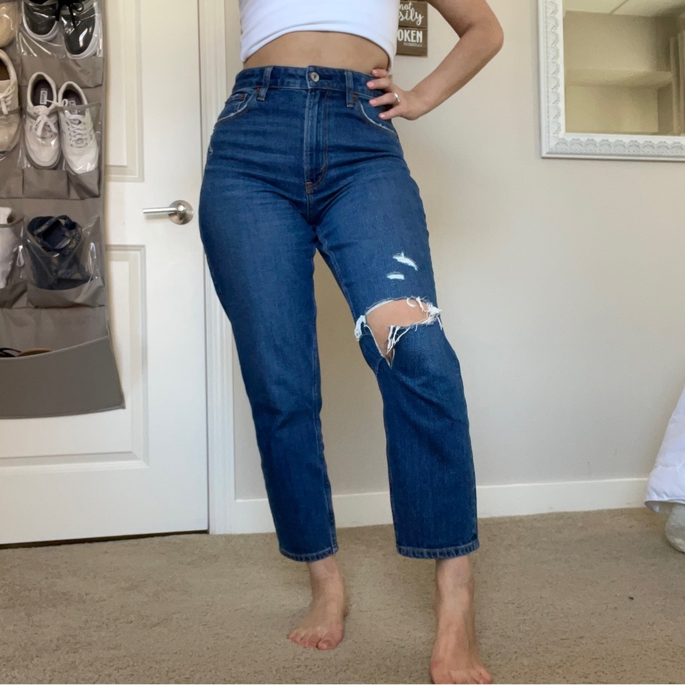 Abercrombie CURVE LOVE Mom Jeans